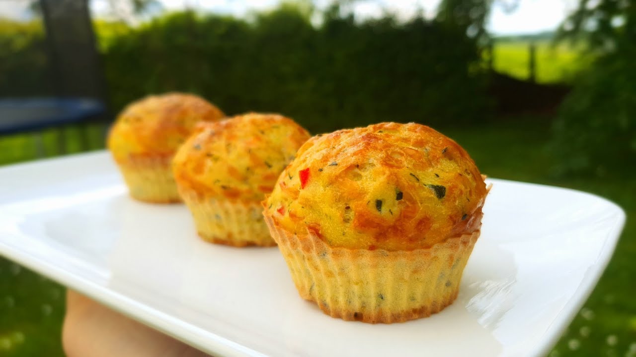 Маффины из кабачков. Посмотрите, что можно сделать из 1 кабачка, 3 яиц...