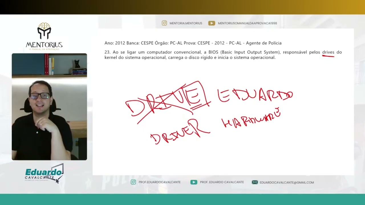 Questões comentadas CESPE - Software