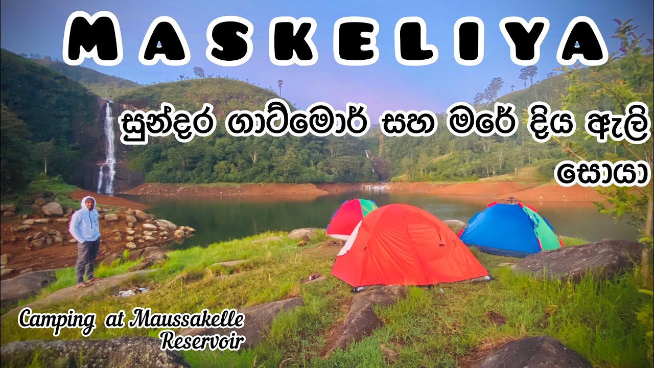 🇱🇰 ගාට්මෝර් ඇල්ල සහ මරේ ඇල්ල වෙත gatmore fall moray fall maskeliya මාඋස්සාකැලේ ජලාශයේ කදුවුරු බැදීම🍃