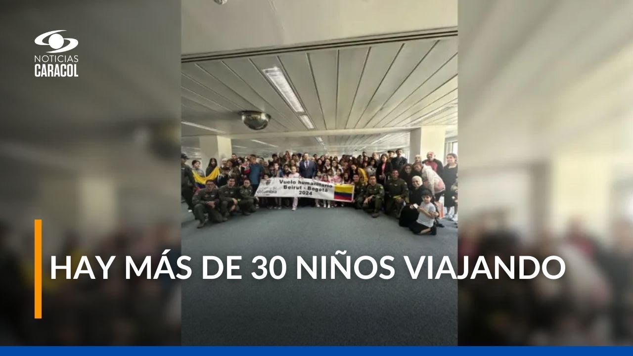 Vuelo humanitario de la FAC salió del Líbano con 116 colombianos