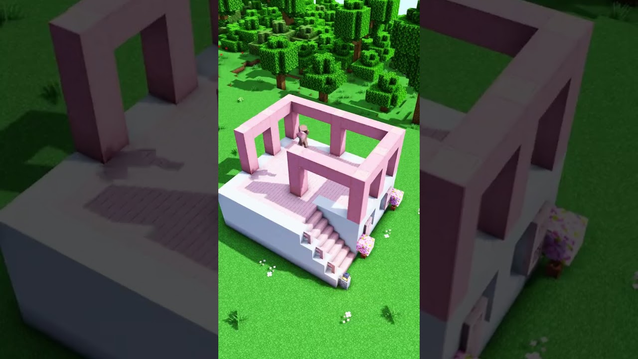 Minecraft Easy Starter House #shorts