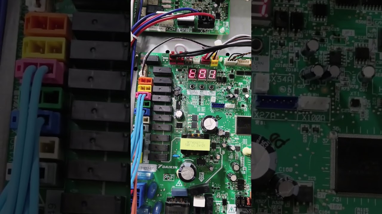 VRV Starting Process 8 HP Outdoor settings 