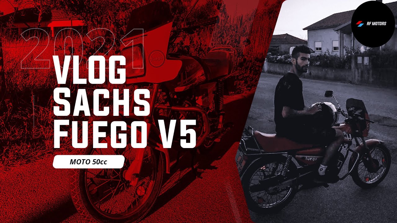 A la reconquête des années 90 🇵🇹  🤩 | Vlog Sachs Fuego V5R 1989 (Moto 50cc)