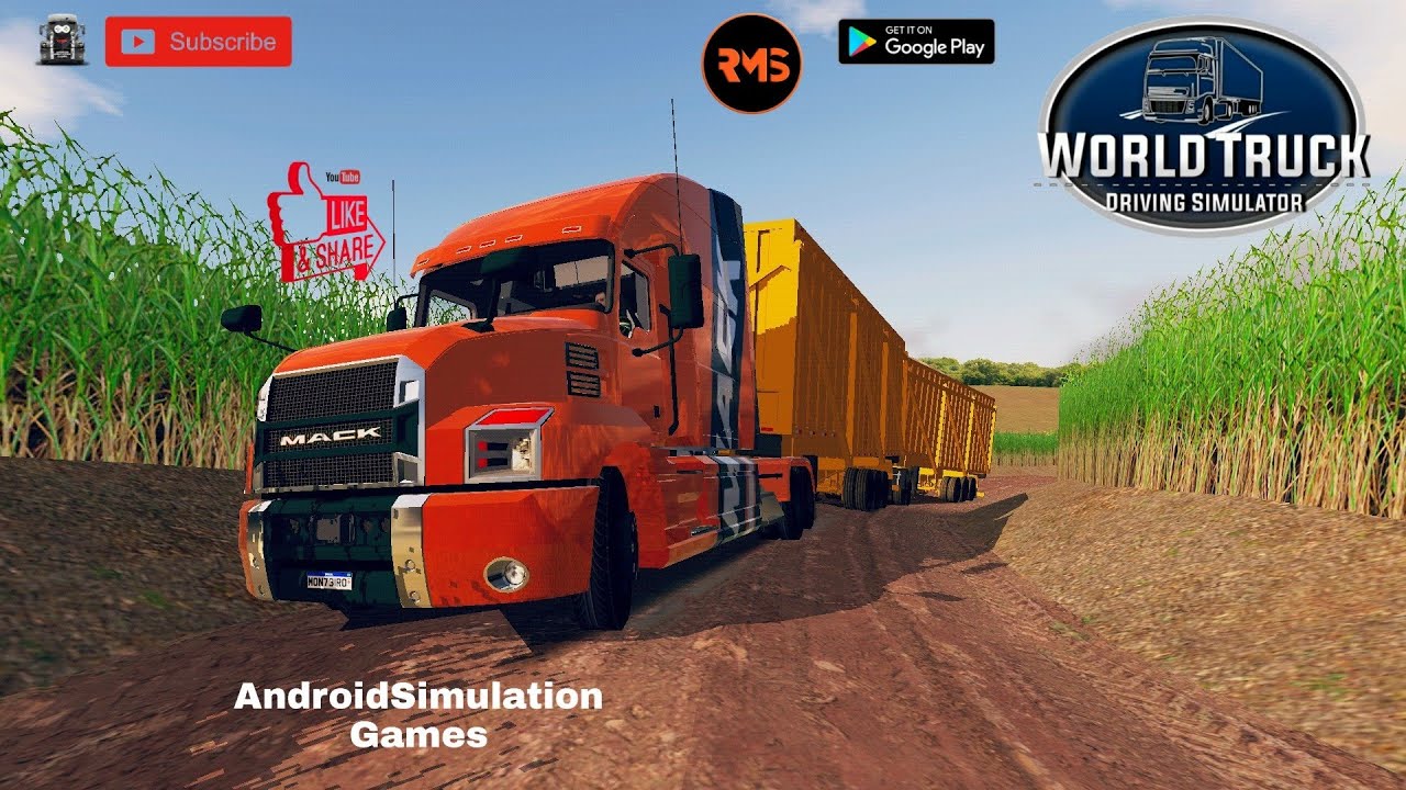 World Truck Driving Simulator (WTDS) Android Gameplay Video 51. Mack Anthem!!
