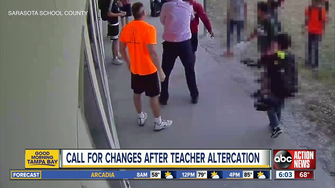Call for changes after Sarasota teacher altercation