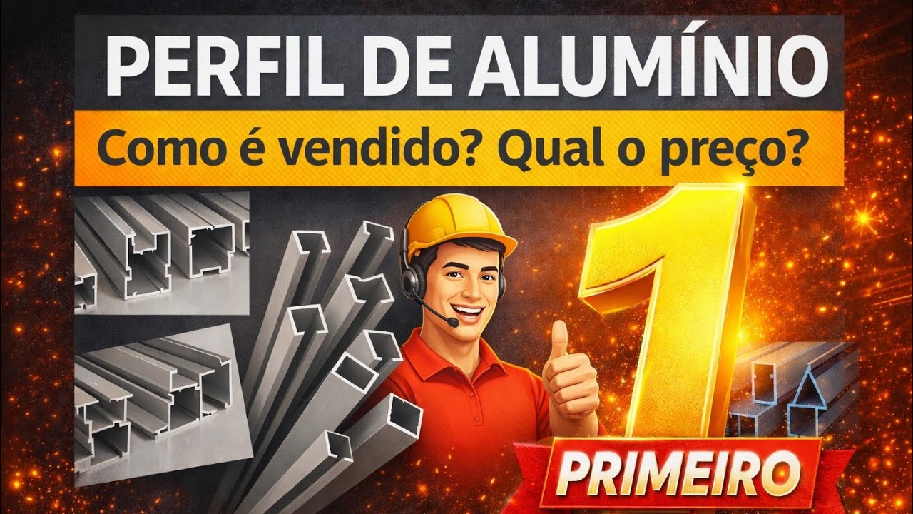 Como é Vendido o Perfil de Alumínio - Fabiano Carvalho Serralheiro 