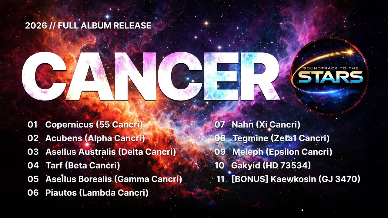 CANCER (2026) Full Album | Emotional Sci Fi Space Music | Soundtrack to the Stars 🎧💫