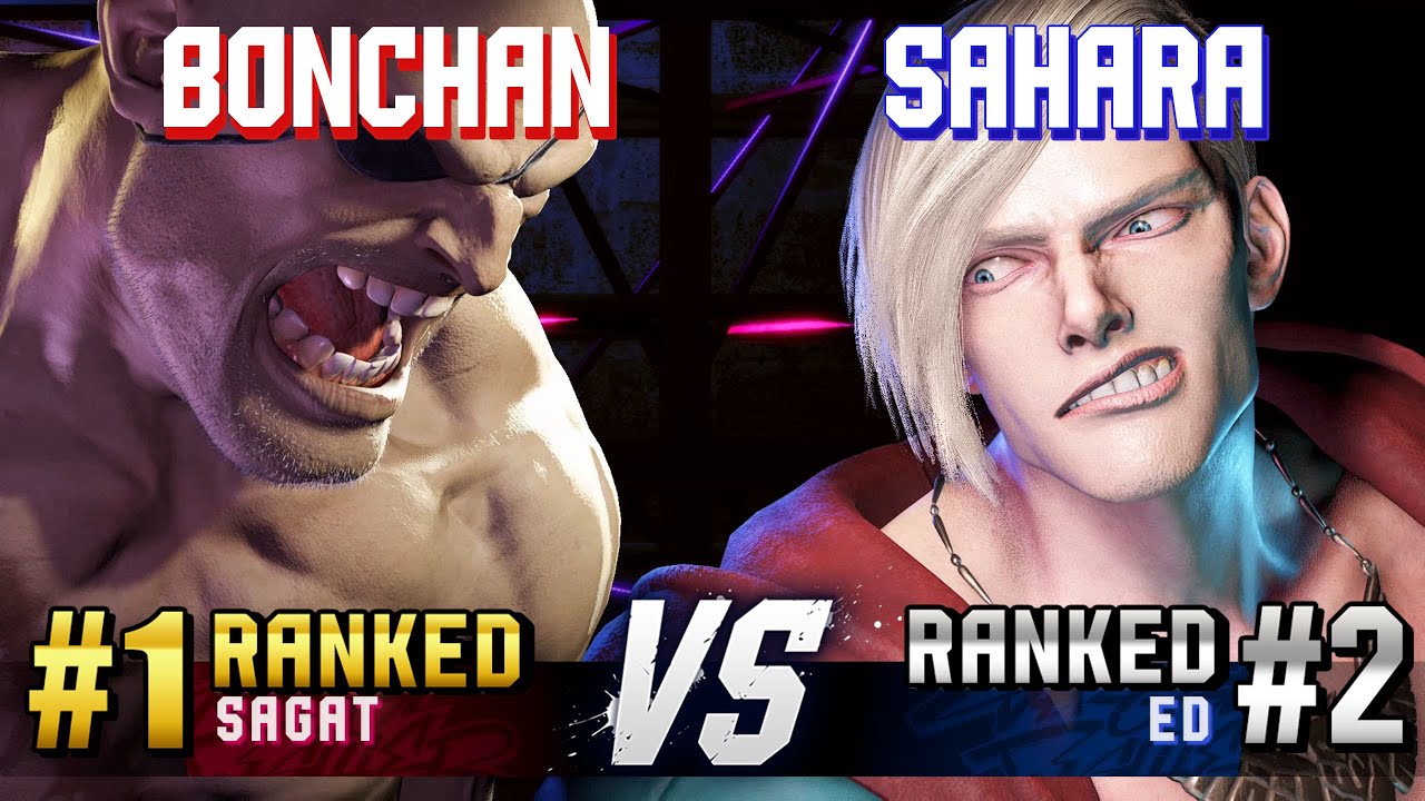 SF6 ▰ BONCHAN (#1 Ranked Sagat) vs SAHARA (#2 Ranked Ed) ▰ High Level Gameplay