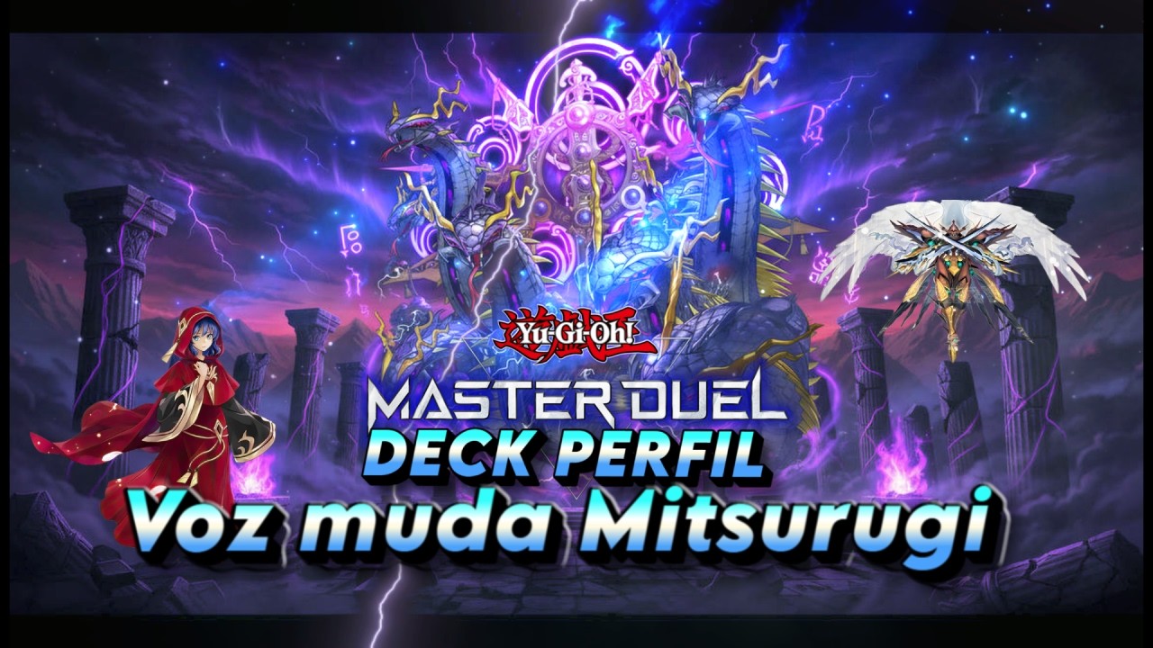 Yugioh Voiceless Voice !! Mitsurugi deck ! MASTER DUEL !! DECK PERFIL !!