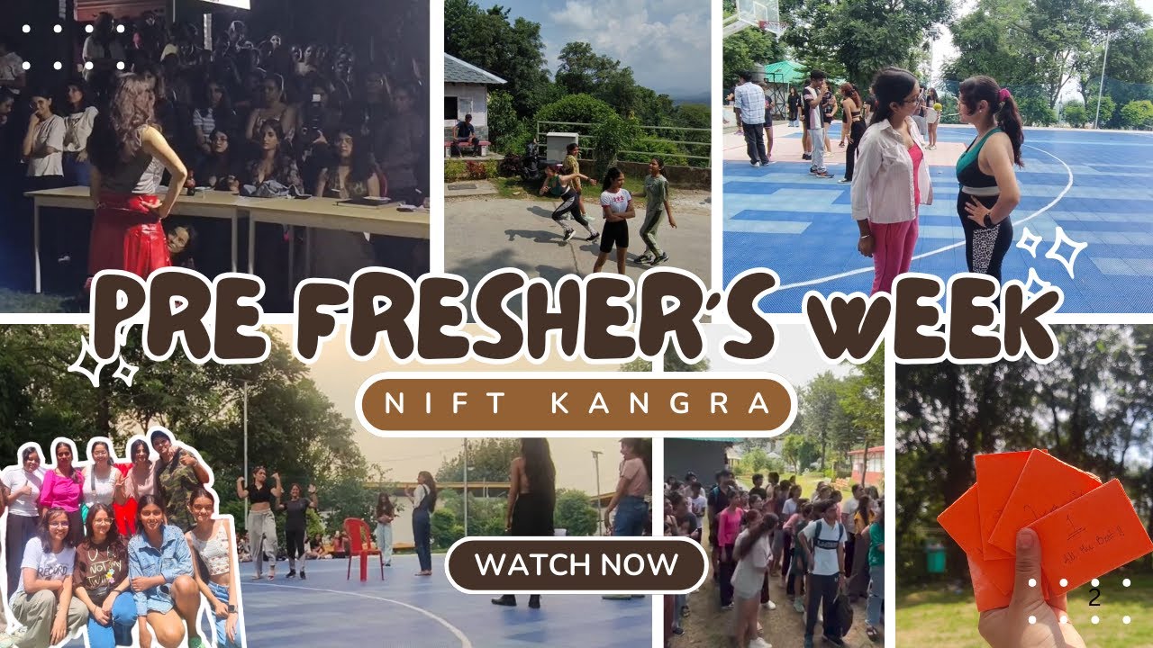 Pre Fresher's Week | NIFT Kangra | Competitions | Fashion walk |Anahhita Srivastav