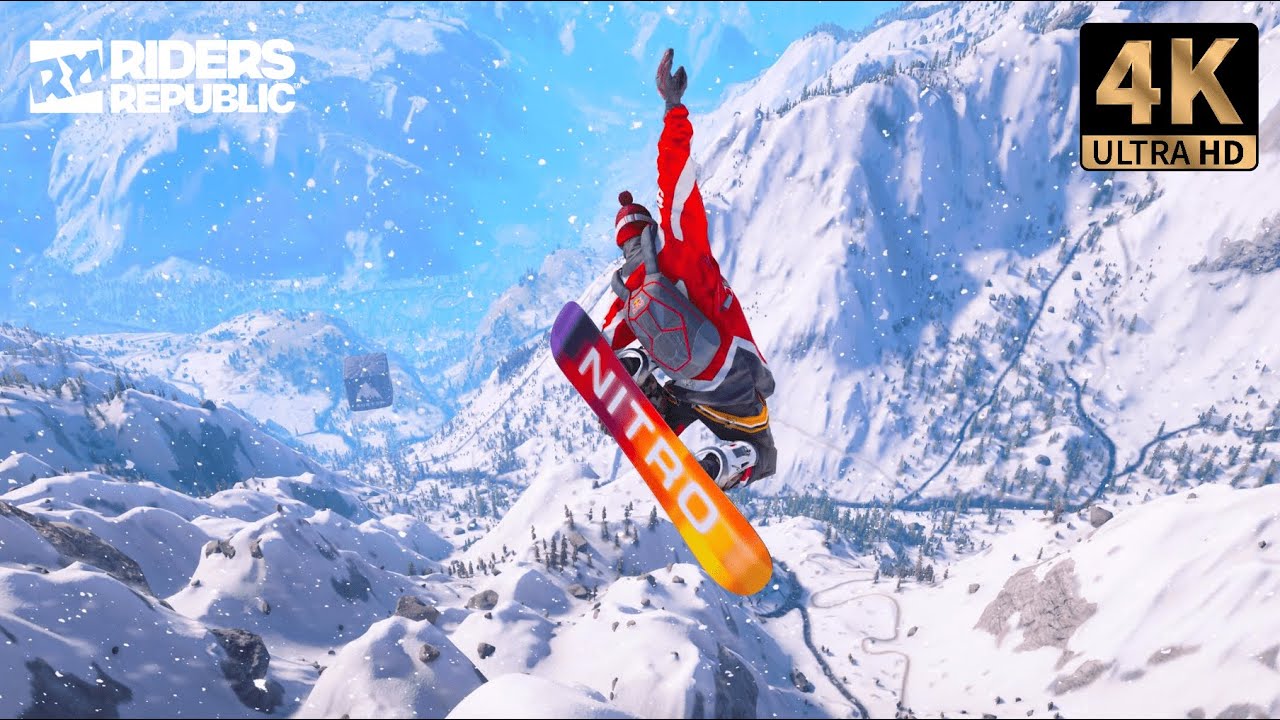 [4K] Free Roam Snowboard Gameplay | Riders Republic | PS5™ 4K HD