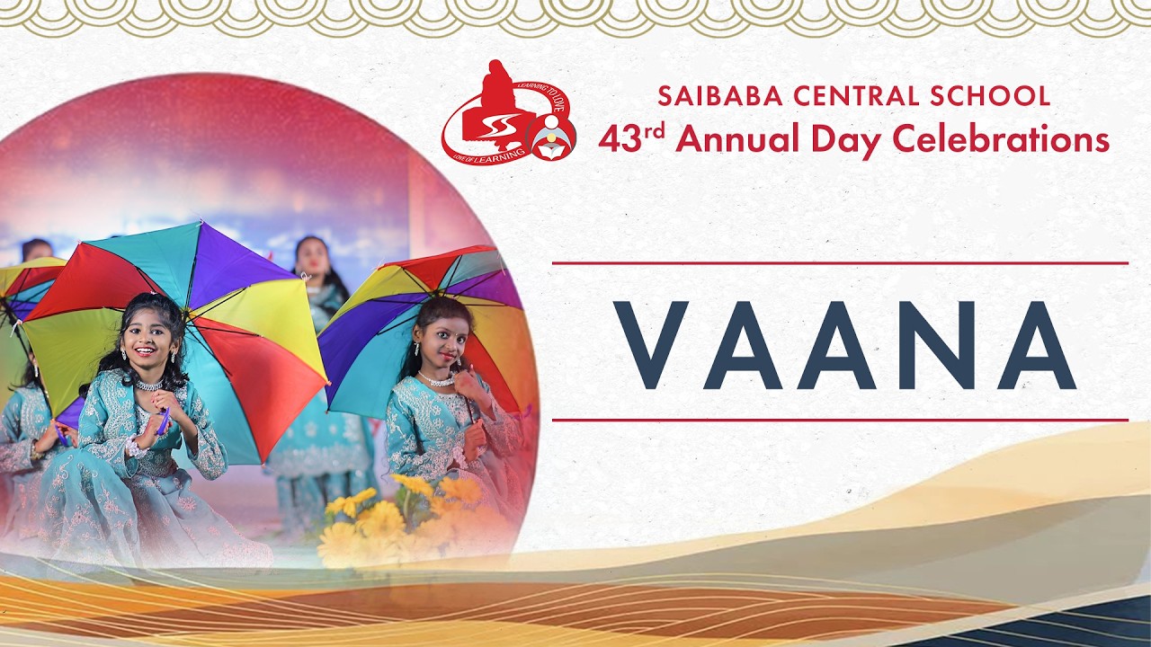 Saibaba Central School Annual Day 2025-26  4th  Class Girls Dance: Vaana