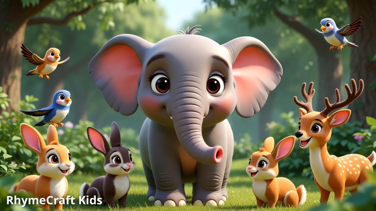 Haathi Raja | Fun Moral Rhyme for Kids | RhymeCraft Kids #HaathiRaja, #RhymeCraftKids,