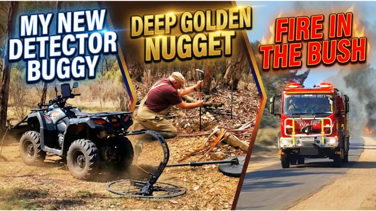 Hard Dig, Huge Reward! 🥇 GPZ7000 Gold + Nuggy Buggy & Bushfire Drama