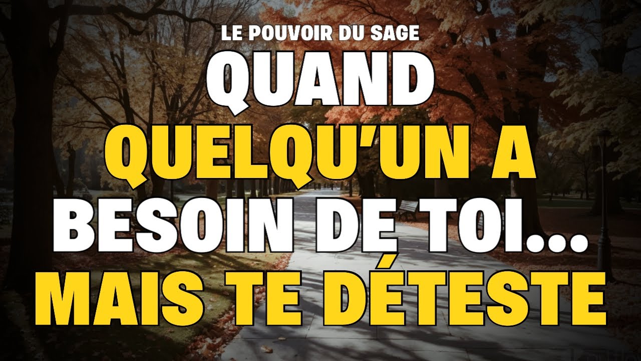 Quand ils ont besoin de toi mais te détestent…