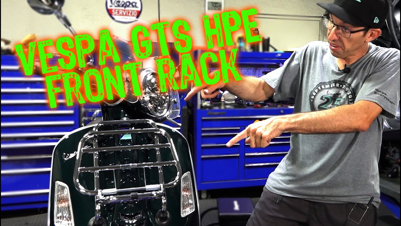 OEM Front Folding Rack for Vespa GTS HPE