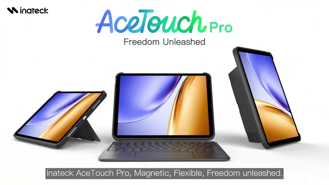 Inateck AceTouch Pro Ultra-light, Detachable & Customizable Keyboard for iPad, KB403-10