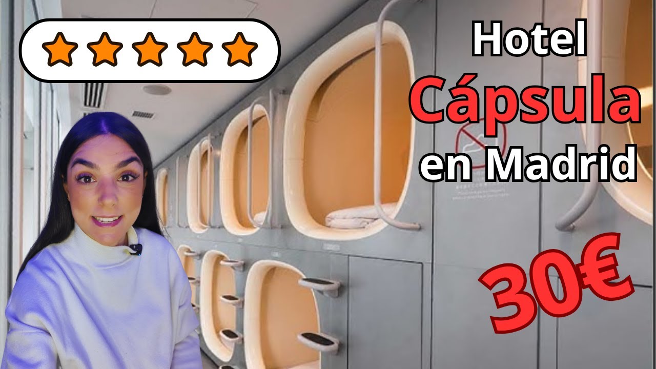 🛏️ Я пробую самый высоко оцененный капсульный отель в Мадриде 💸