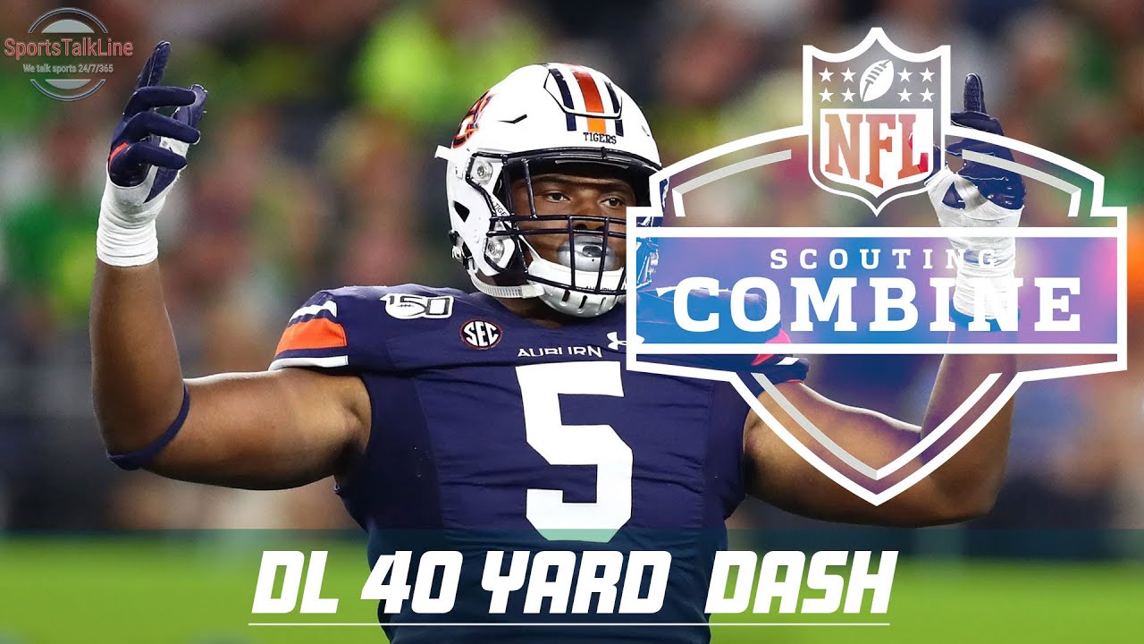 DL 40 Yard Dash | NFL Combine 2020