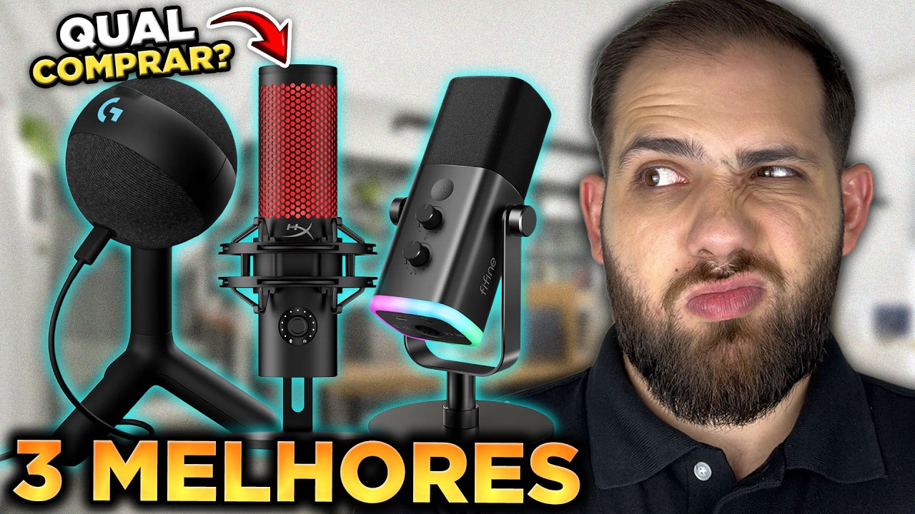 OS 3 Melhores Microfones Custo Benefício em 2026