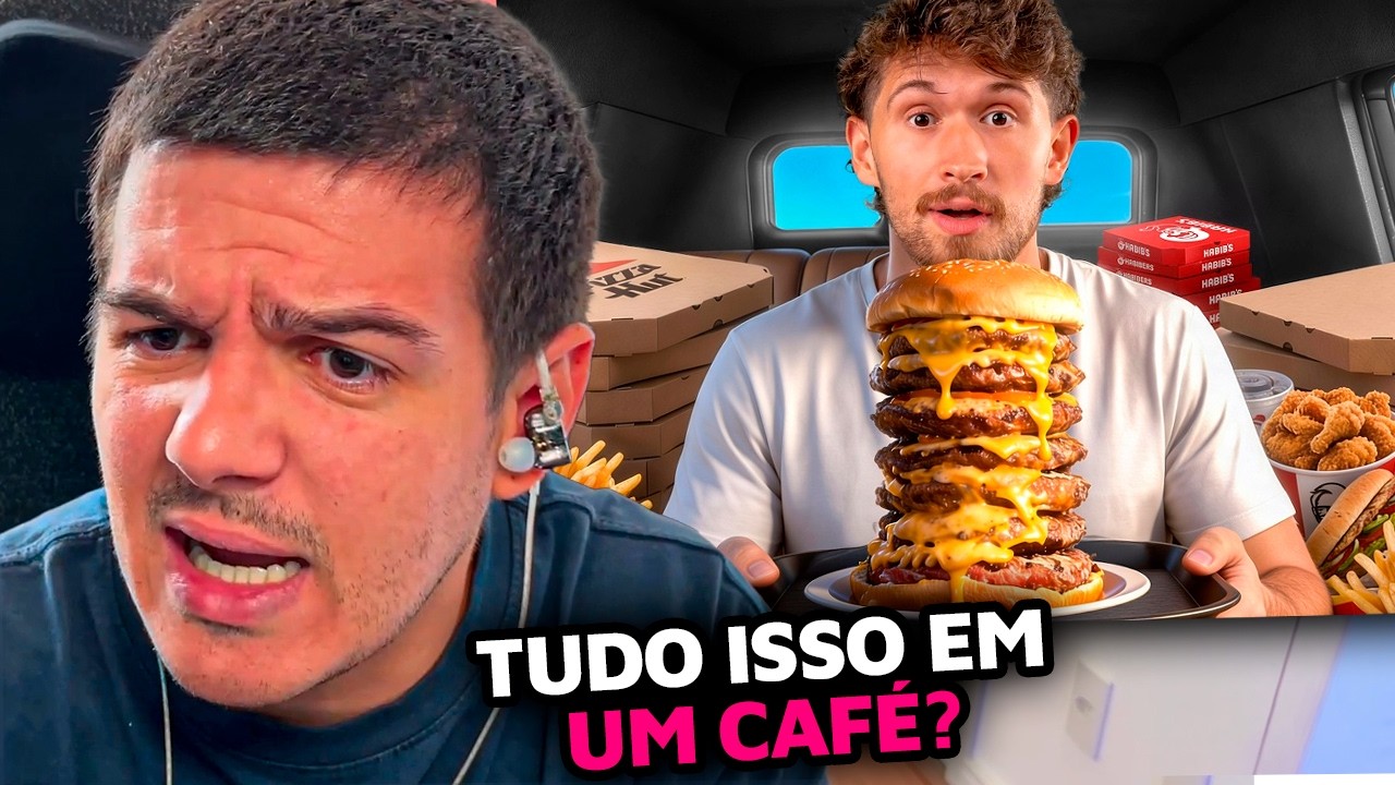 ELE PEDIU O LANCHE MAIS CARO DE TODOS OS FAST FOODS! - wardi REACT!
