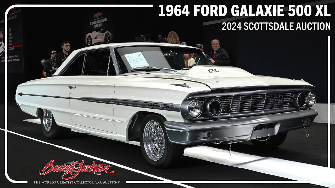 ПРОДАНО! Ford Galaxie 500 XL 1964 года Дэнни Кокера — аукцион Barrett-Jackson 2024 Scottsdale
