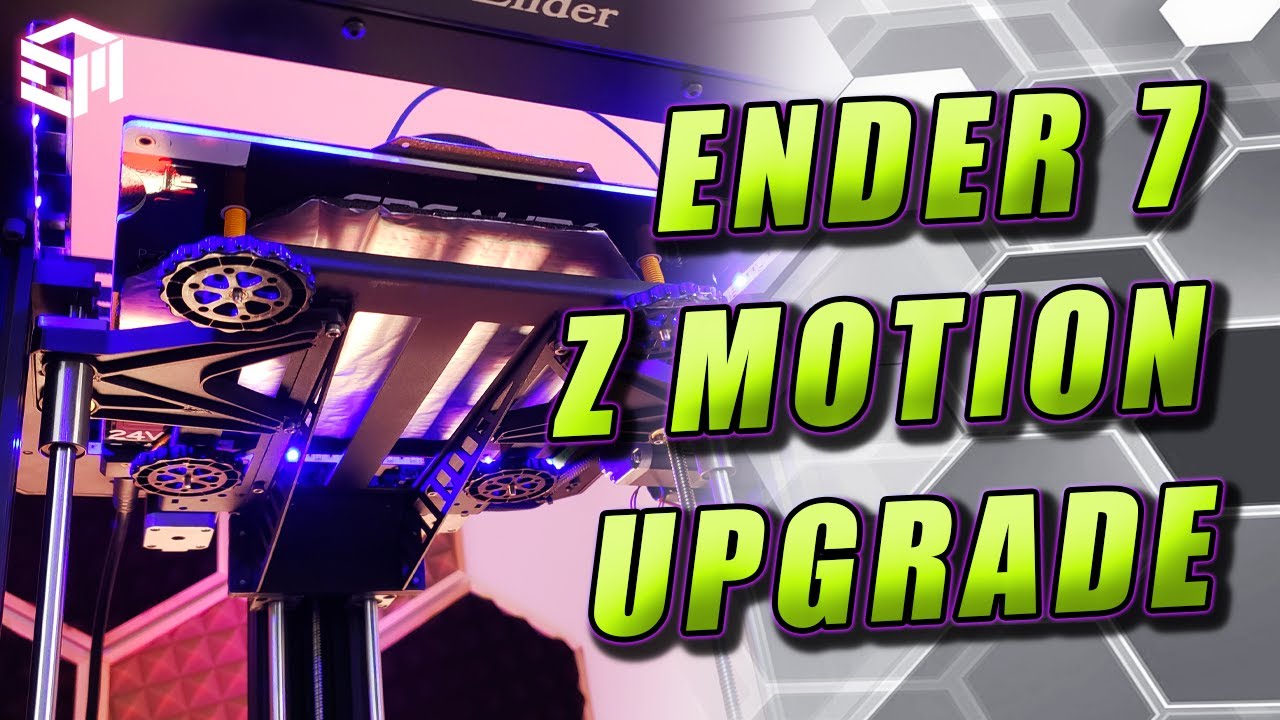 Creality Ender 7 - Project Dragon Rising - Triple Lead Screw Linear Rod Upgrade!