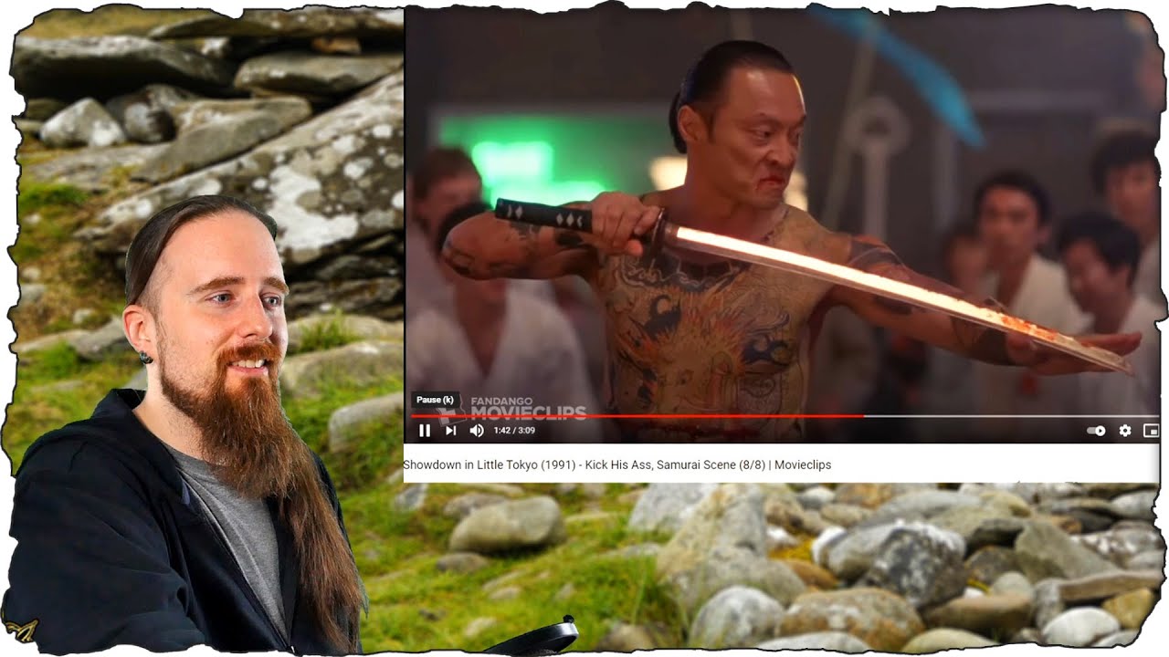 Unexpected Realism in a Movie Katana Fight from 1991