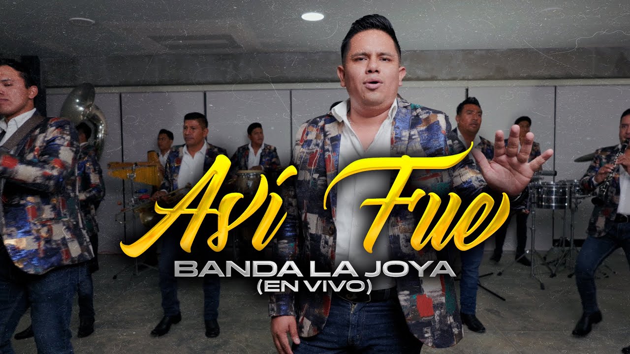 BANDA LA JOYA - ASÍ FUE (VIDEO OFICIAL EN VIVO)