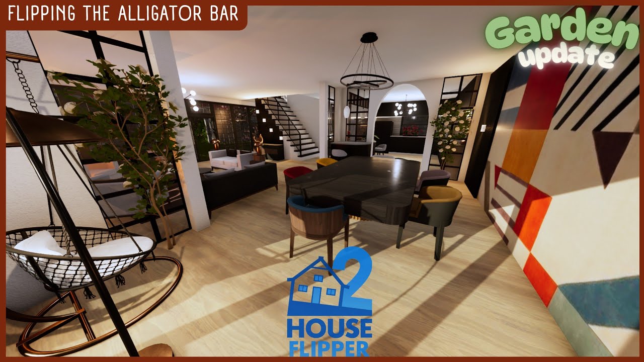 House Flipper 2: Garden Update | Flipping the Alligator Bar | Full Renovation & Tour