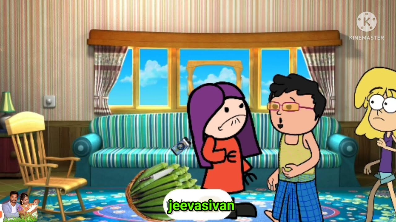 part-300 மாமியார் மருமகள் சண்டை| உடைய போகுது மண்டை#jeevasivan #tweencraft #thoothukudislang #jeeva