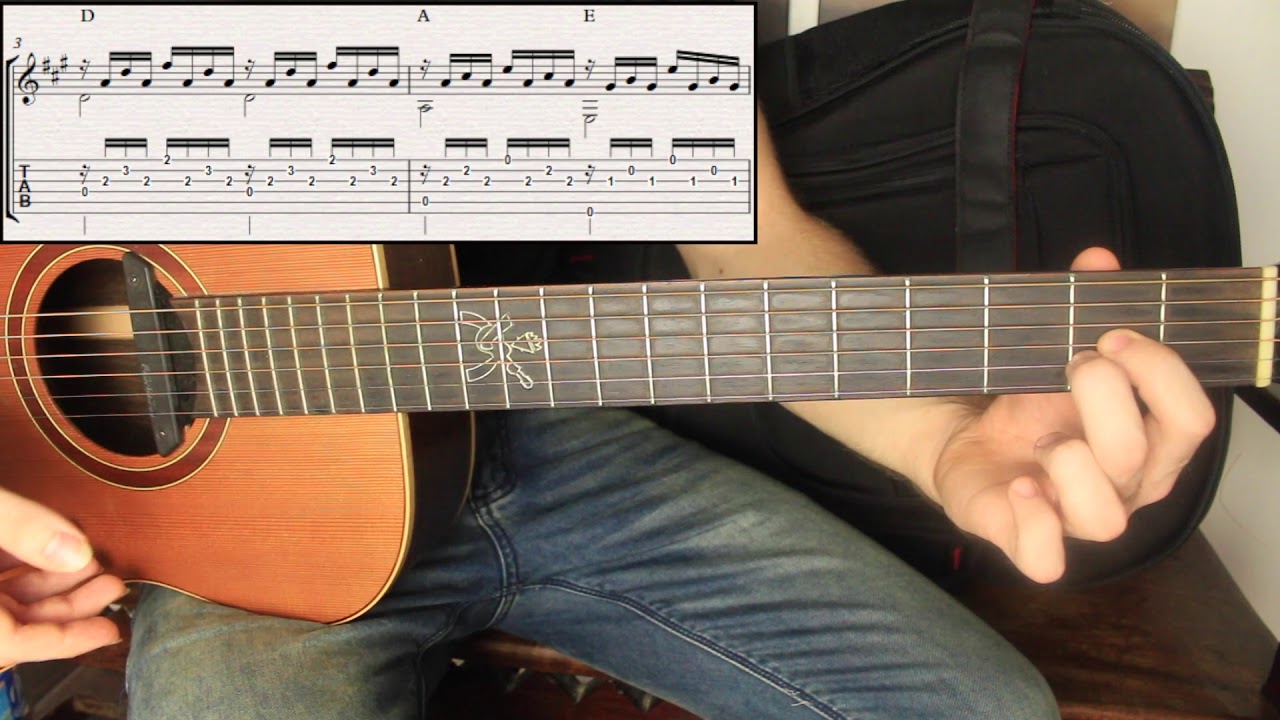The Easiest Fingerstyle Arpeggio on Guitar (beginner stuff).