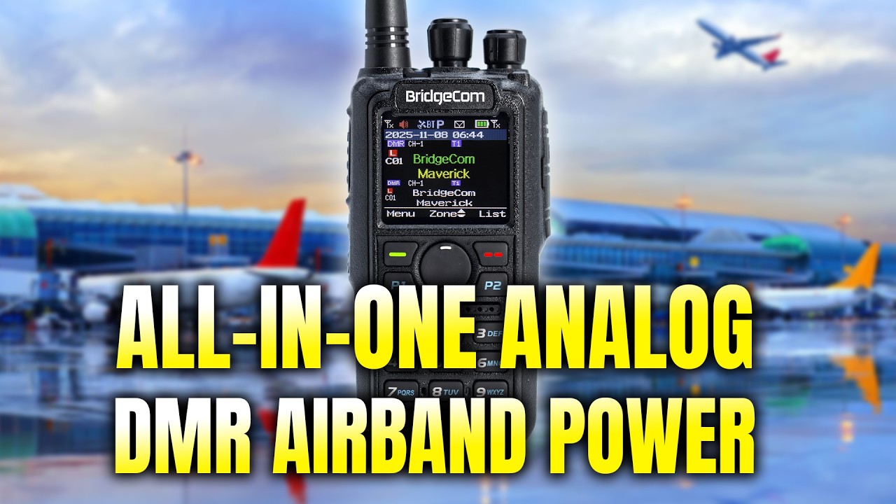 BridgeCom Maverick Airband Demo: Najlepszy zestaw radiotelefon&oacute;w amatorskich DMR?