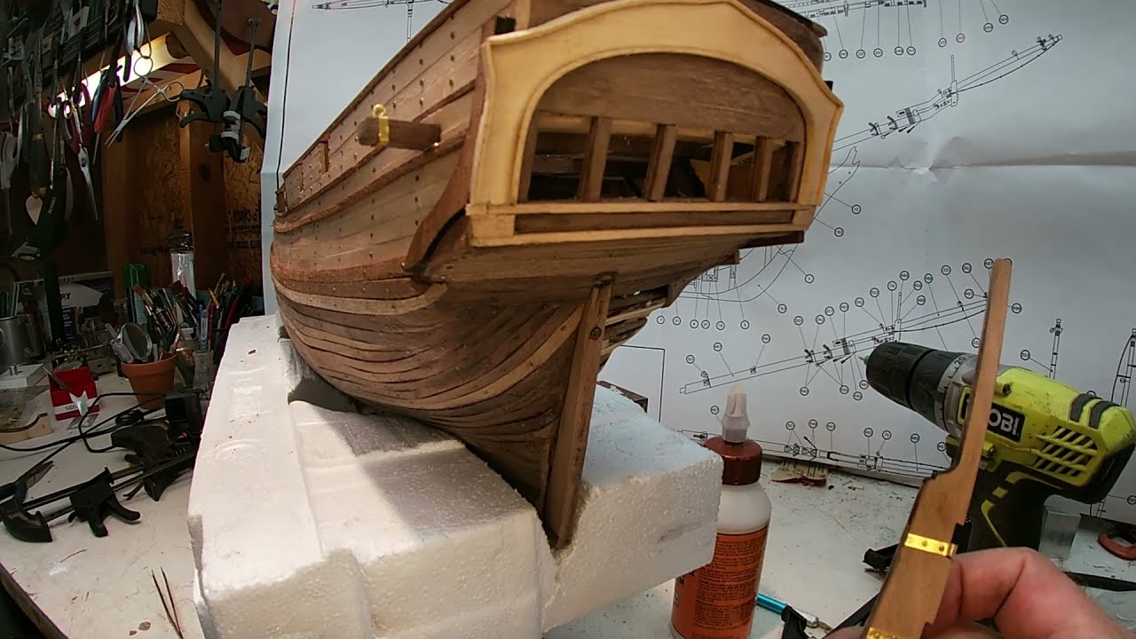 HMS Bounty build part 15