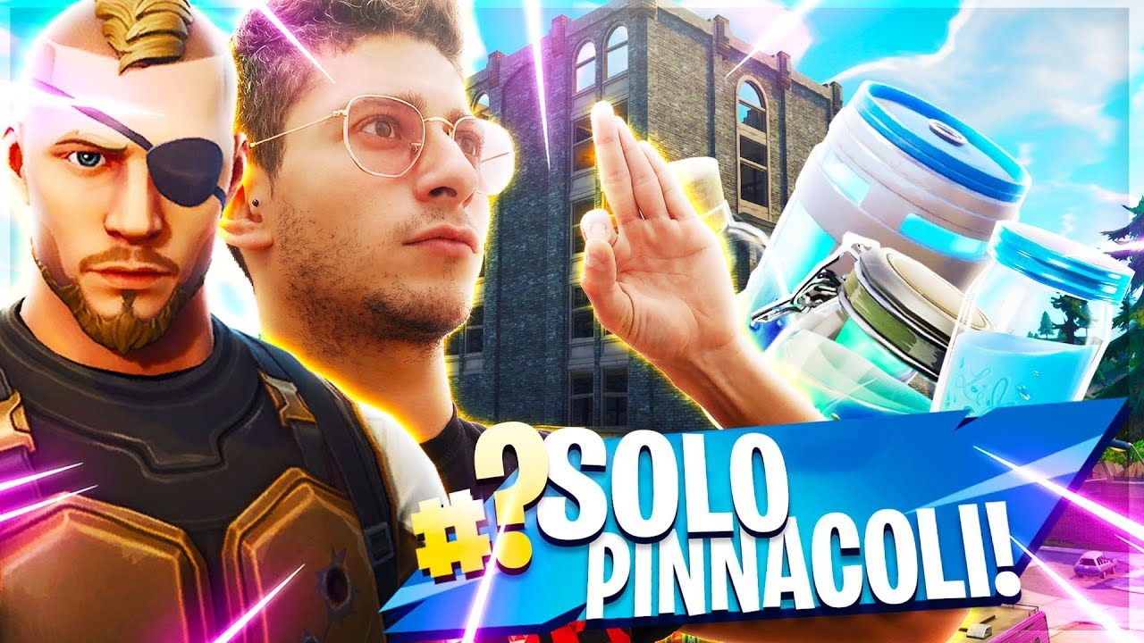 FORTNITE : ATTERRIAMO SOLO A PINNACOLI CON IL SERGENTE ST3PNY!