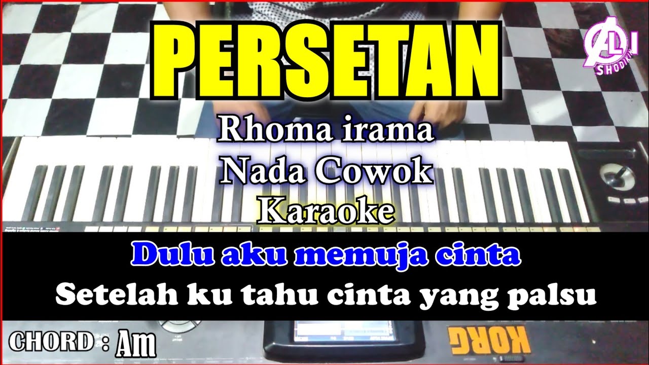 PERSETAN Karaoke Rhoma Irama | Cover Korg Pa3x (Nada Cowok)