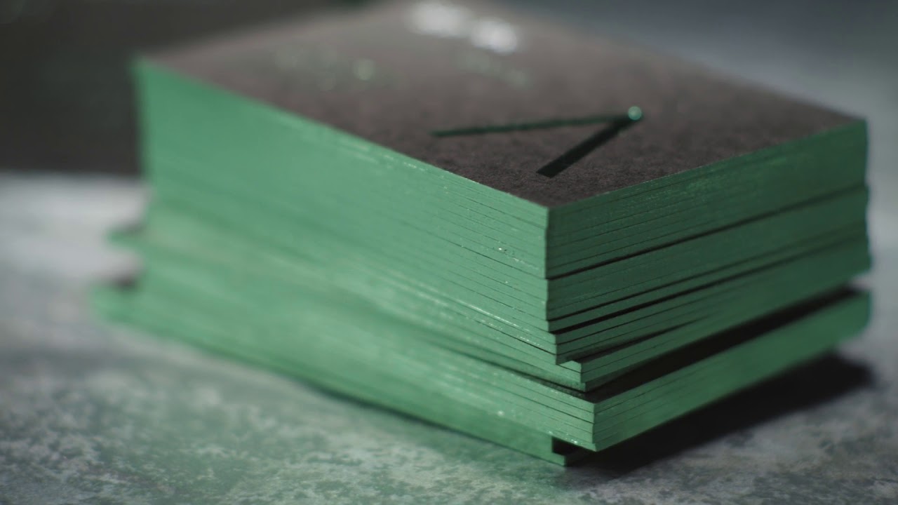 Super Luxury Business Cards UK  |  Edge Coloured
