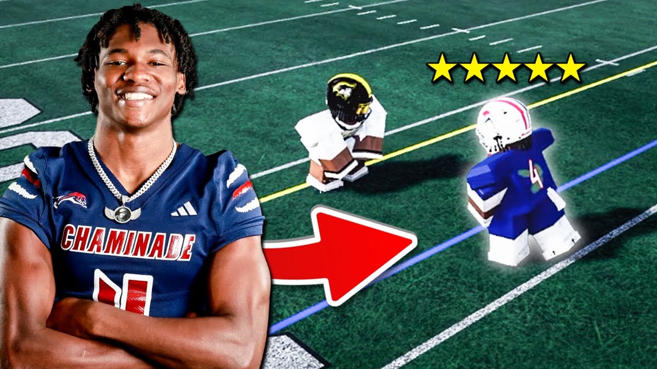 I Made JEREMIAH SMITH in Roblox High School Football & DOMINATED!