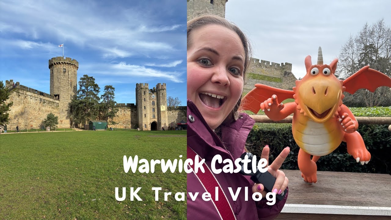 Warwick Castle 🏰 UK Adventure 🇬🇧Day out 🚙Warwickshire 🌳 