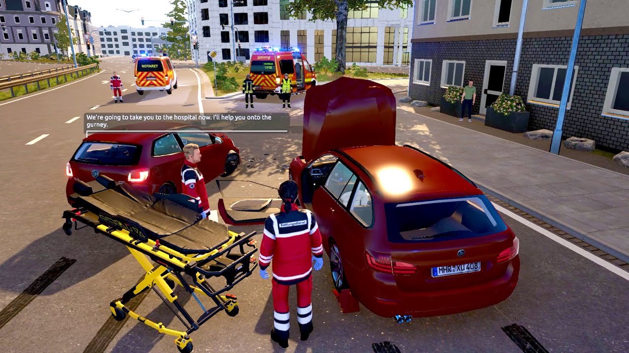 Emergency Call 112 - Wuppertal Fire Brigade Rescuing Someone Trapped in a Car Accident!