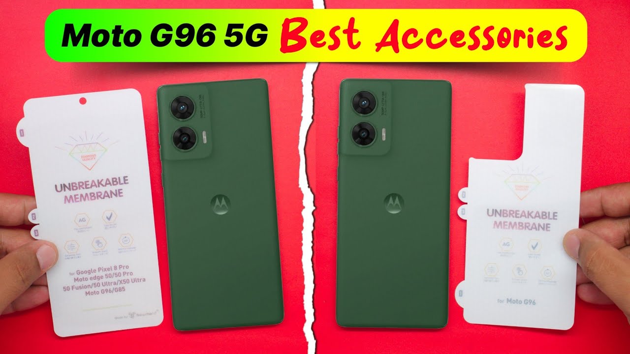 Moto G96 5G Matte Screen Protector & Matte Back Protector!
