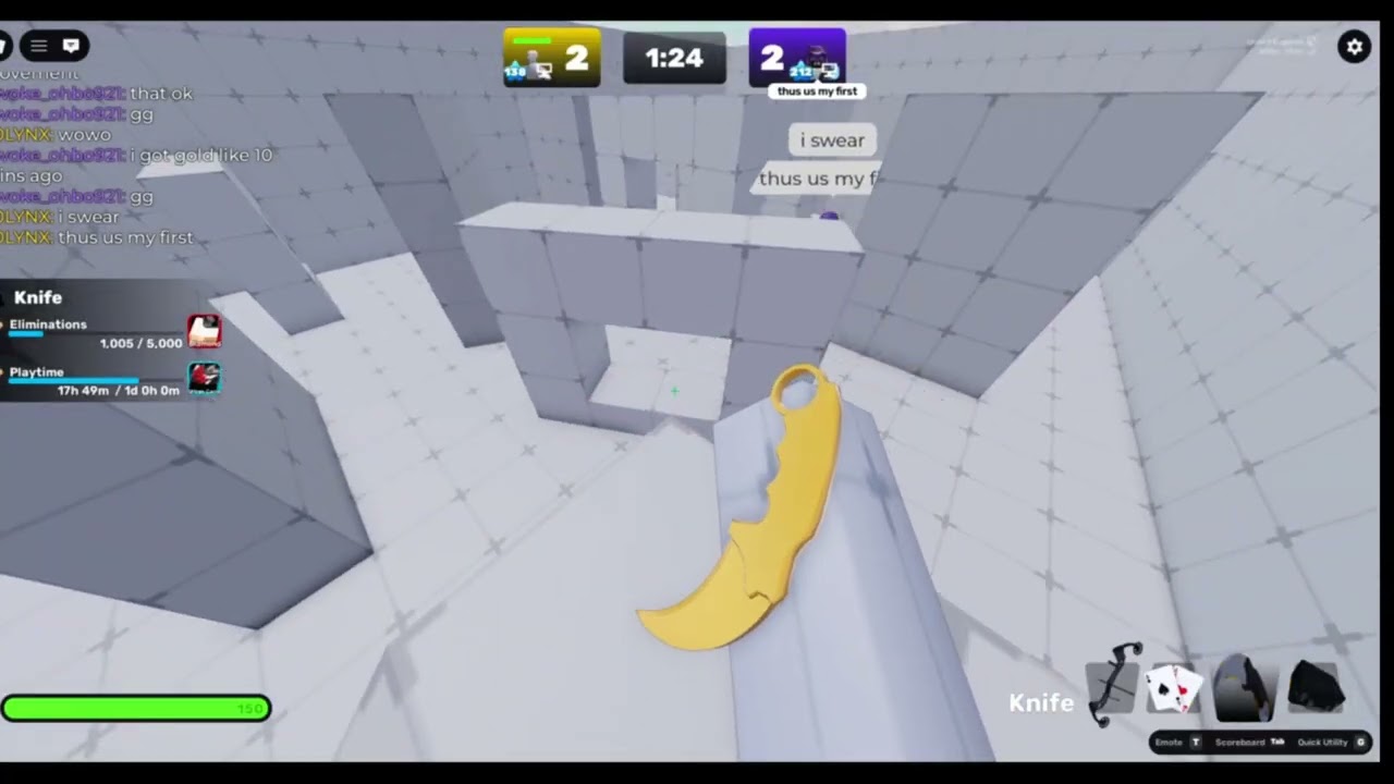 GOLD KNIFE!!!!