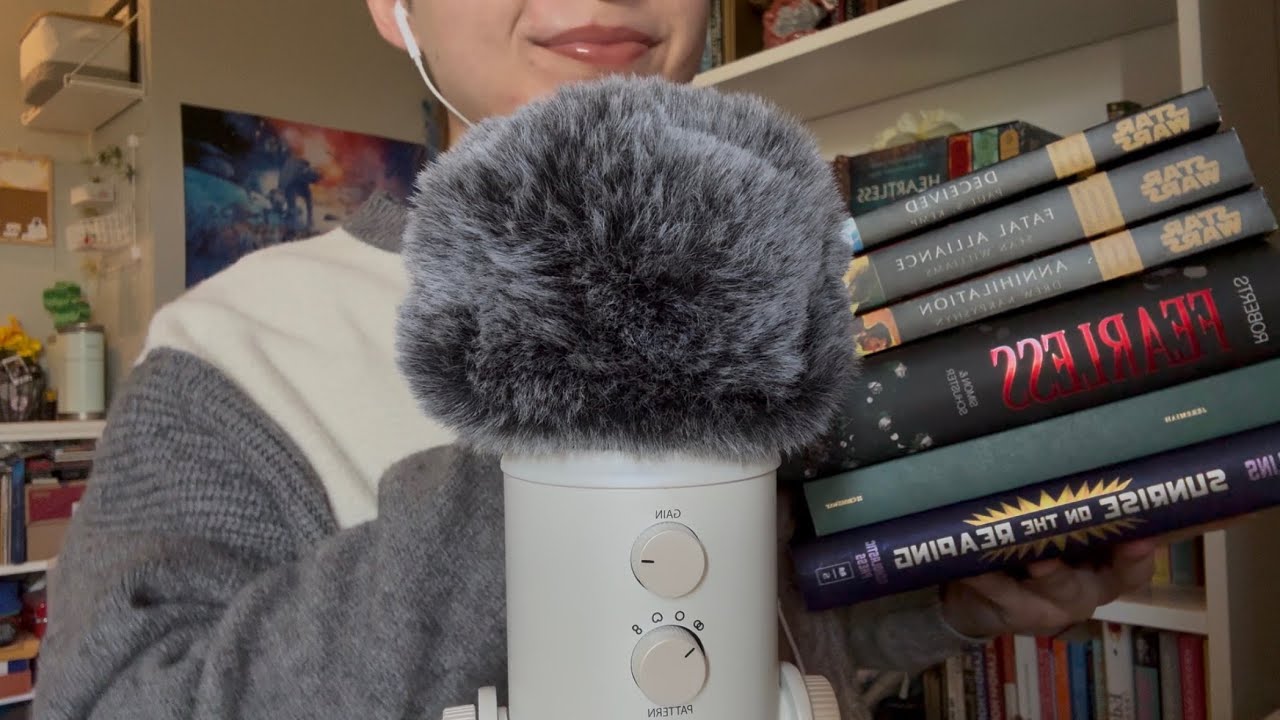 ASMR Spring Book Haul 🌼 *tapping, scratching, gripping, whispers, rambles*