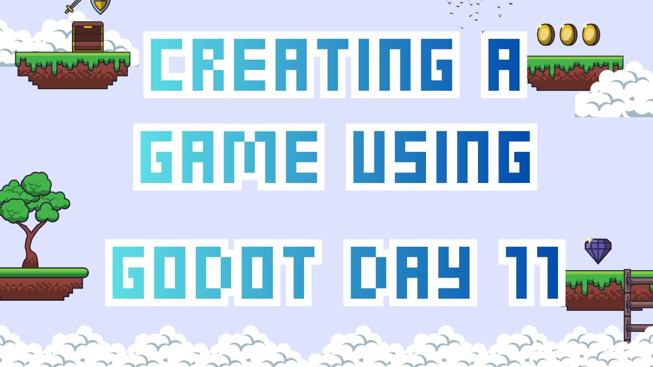My Game FINALLY Has SOUND - Day 11 Making My Game With Godot