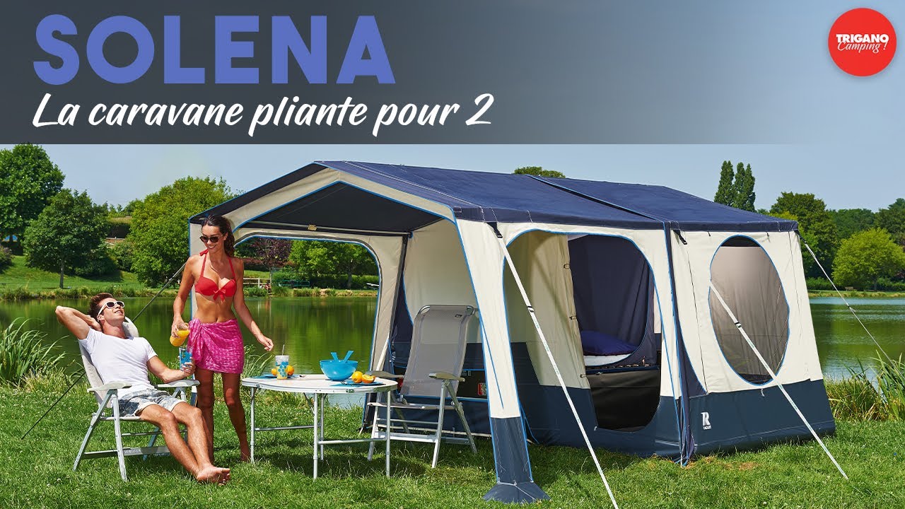 La SOLENA, la caravane pliante 2 personnes