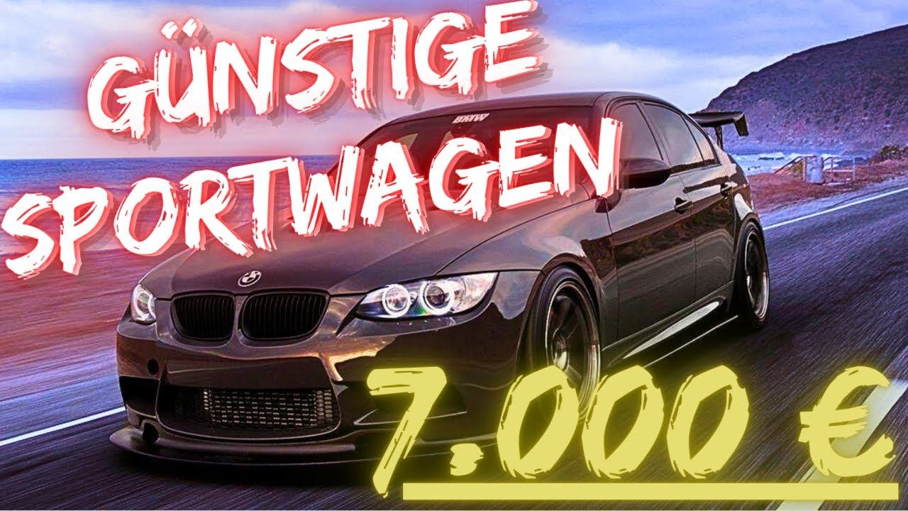 Die 6 besten Sportwagen unter 10.000&euro; 2024! | G Performance