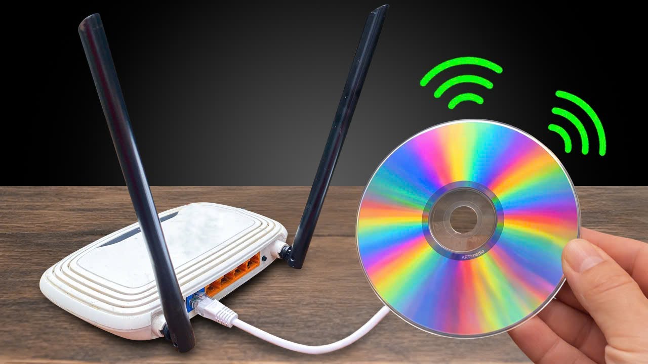Интернет не нужен! Вставьте CD в старый Wi-Fi роутер! Гениальная идея