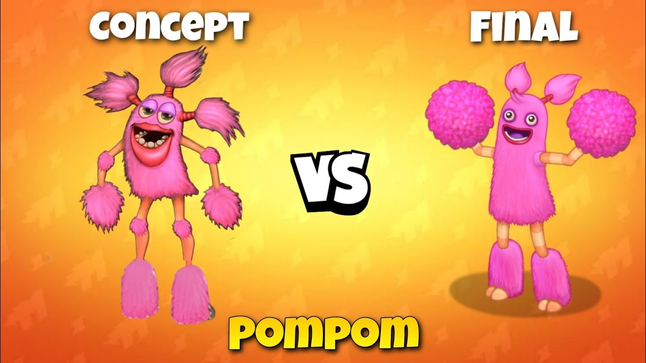 Concept Art Vs Final Design &radic; My Singing Monster