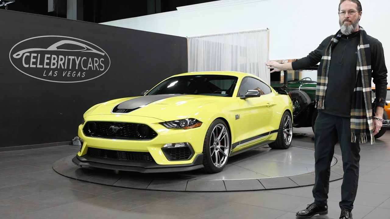 2021 Ford Mustang Mach-1 Yellow At Celebrity Cars Las Vegas