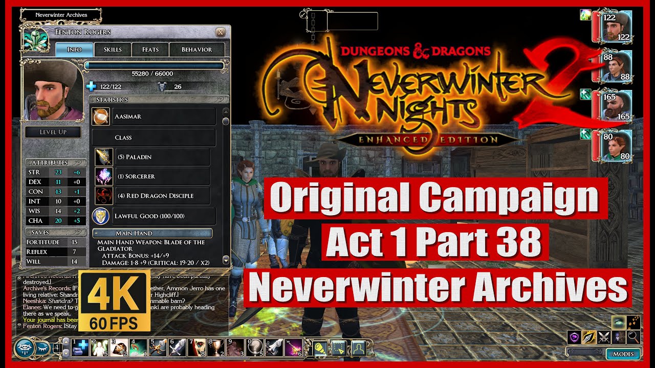 Neverwinter Nights 2 Enhanced Edition Original Campaign Act 1 Part 38 Neverwinter Archives